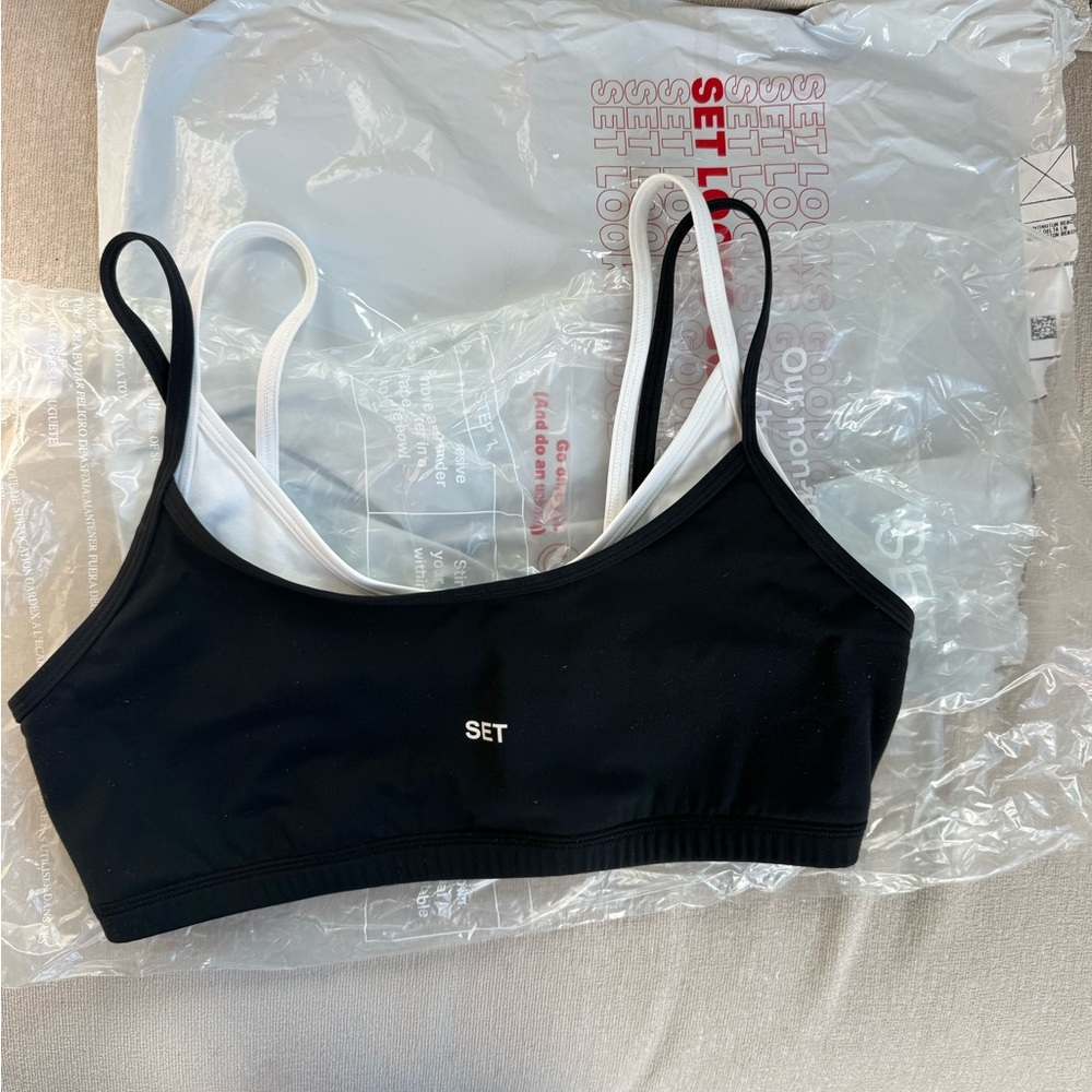 NWT Set Active - AIRLUXE BREATHE LAYERED MOVE BRA - ORCA